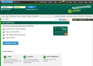 Paddy Power CashCard Plus