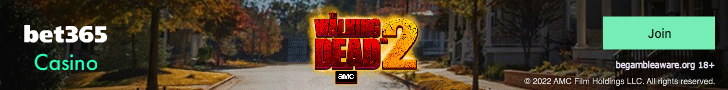 Walking Dead 2 slot game with free spins on Bet365